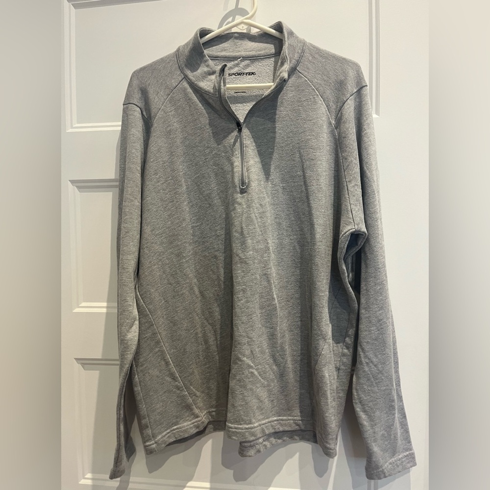 Sport-Tek Heather Gray Full-Zip Jacket
